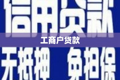 天津工商户贷款