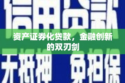 宁夏资产证券化贷款，金融创新的双刃剑