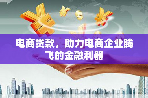 点军电商贷款，助力电商企业腾飞的金融利器