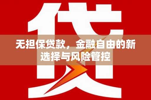 太保无担保贷款，金融自由的新选择与风险管控