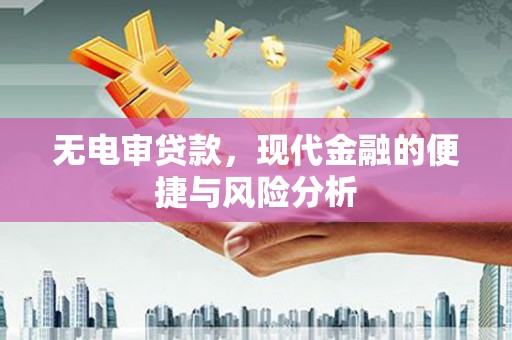 卓尼无电审贷款，现代金融的便捷与风险分析