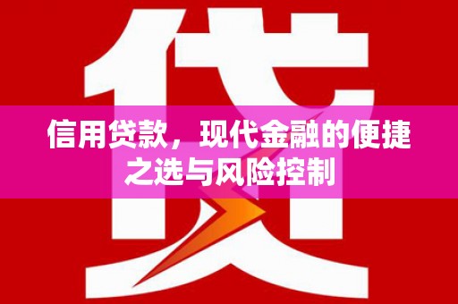 伽师信用贷款，现代金融的便捷之选与风险控制
