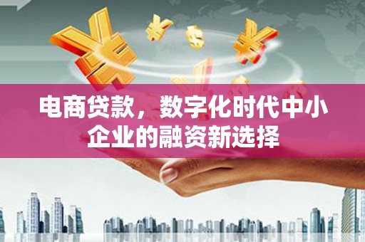 黔东南电商贷款，数字化时代中小企业的融资新选择