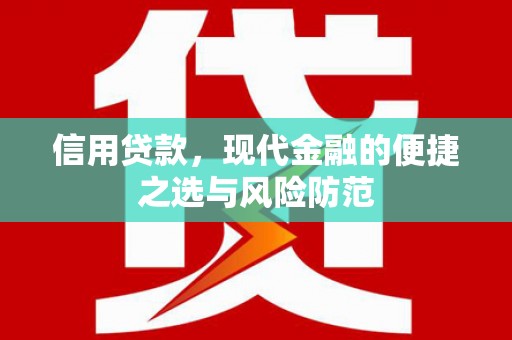 金华信用贷款，现代金融的便捷之选与风险防范
