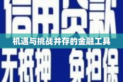 平舆机遇与挑战并存的金融工具
