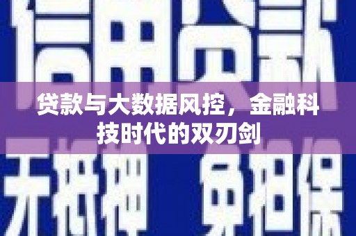 普陀贷款与大数据风控，金融科技时代的双刃剑