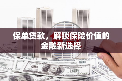 天元保单贷款，解锁保险价值的金融新选择