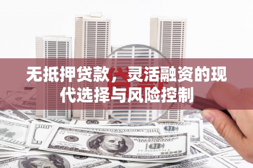 延川无抵押贷款，灵活融资的现代选择与风险控制