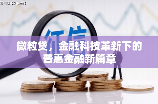庆城微粒贷，金融科技革新下的普惠金融新篇章