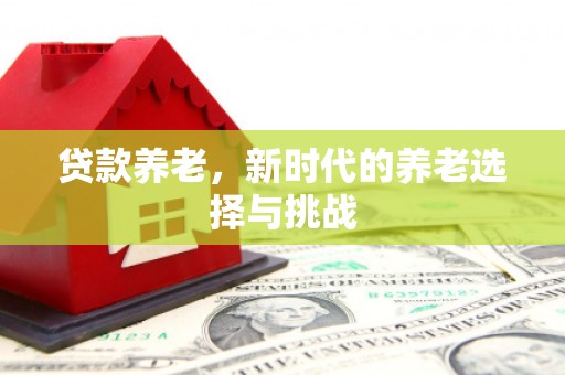 河津贷款养老，新时代的养老选择与挑战