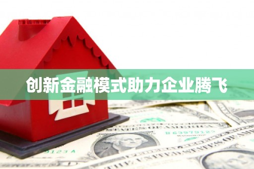 颍上创新金融模式助力企业腾飞
