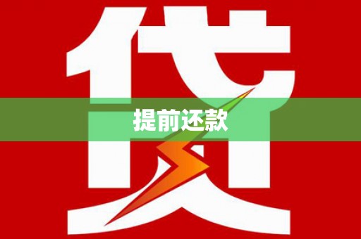 雅安提前还款